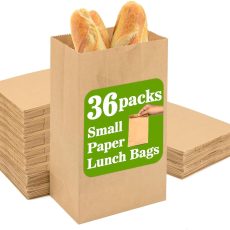 lohodo 36PCS Paper Lunch Bags